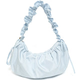 Qfdian Fashion Simple Pleated Women Cloud Bags Vintage Y2k Aesthetic Casual Handbags 2025 All Match Streetwear Trendy Shoulder Handbags