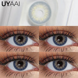 Qfdian  Contact Lenses NEW Makeup Colored Pupils Cosmetics Color Contacts Lenses Brown Natural Pupils Black Lens Beauty Green Lens