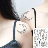 Qfdian  Waterproof Temporary Tattoo Stickers  Mandala Lace Hand Finger Wedding White Fake Tatto Flash Tatoo Body Art for Women Bride