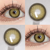 Qfdian  1pair New ARTHUR Color Contact Lenses for Eyes Green Eye Lenses Gray Contacts Fashion Cosmetic Pupils Yearly Color Eyes