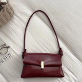 Qfdian All Match Fashion Mini Square Bags Office Lady Luxury Design Chic Women Underarm Bag Trendy Chic Y2k Aesthetic Shoulder Handbags
