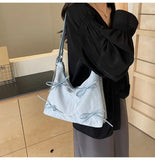 Qfdian Fashion Korean version bow single shoulder bag, female niche design, versatile casual bag, tote bag