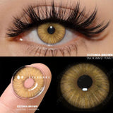 Qfdian 1 Pair New Colored Contact Lenses Fashion Green Eyes Lenses Natural Blue Lenses Gray Contacts Fast Delivery Yearly Lens