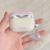 Qfdian Simple Style Girl Silicone Case For AirPods1 2 For AirPods 3 For AirPods Pro Earphone Accessories Cute Pink Umbrella Dog Pendant