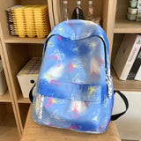 Qfdian Small Niche Design, Fashionable Trend, High Aesthetic Value, Simple Casual Backpack, Daily Commuting, Tutoring Backpack