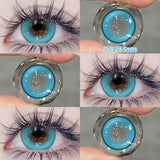 Qfdian  New Green Contact Lenses Beauty Eye lenses Myopia Color Contact Lenses for Eyes Natural Color Pupils Blue Lens 2pcs/pair