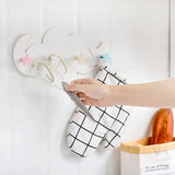 Qfdian Cloud Shaped Hooks Star Moon Cloud Shape Nail-free Wall Clothes Hooks Room Decorative Key Hanging Hanger Kitchen Storage Hook