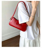 Qfdian Korean Y2k Aesthetic Fairy Women's Handbags Elegant All Match Luxury Design Crossbody Bag Fashion Chic Office Lady Shoulder Bags