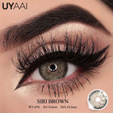 Qfdian  NEW Color Contact Lenses Siri Series Women Makeup Color Pupils Natural Contact Lens Cosmetics Beauty Green Lens Blue lens
