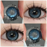 Qfdian  2pcs Big Black Contact Lenses for Eyes Fast Shipping Beauty Pupils Pearl Series Color Eye Lens Comestic Blue Green Lens