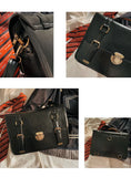 Qfdian Y2k Aesthetic Preppy Women Shoulder Bag Vintage Jk Girls Students Trendy Backpacks Casual All Match Fashion Handbags Crossbody