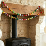 Qfdian  Rainbow Velvet Wreath for Christmas Decoration Halloween Easter Thanksgiving and Pride Month Decoration