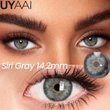 Qfdian  NEW Color Contact Lenses Siri Series Women Makeup Color Pupils Natural Contact Lens Cosmetics Beauty Green Lens Blue lens