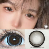 Qfdian  1 Pair/2pcs Color Contact Lenses for Bubble Series Eyes Fashion Natural Pupils Beauty Lens Eyes Myopia Lens Brown Lens