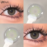 Qfdian  Color Contact Lenses Black Lens For Eye Cosmetic Woman accesories Blue Eyes Contact Makeup Beauty Colorcon Water Light