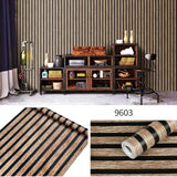 Qfdian 45CM Big Roll Wood Grain Wallpaper Peel And Stick Contact Paper Removable Self Adhesive Wallpaper Decorative For Countertops ﻿