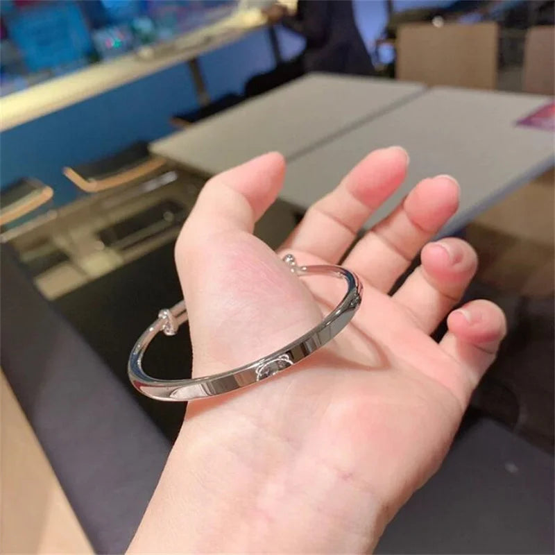 Korean version titanium steel bracelet stainless steel bracelet fashion accessories