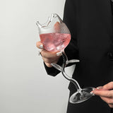 Qfdian  Romantic Rose-Shaped Glass Wine Glasses Drinkware Home Kitchen Bar Party Cocktail Glasses Decorative Beverage Cup Tableware Gift