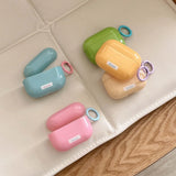 Qfdian Summer pure color headset case for apple airpods 2 1 2nd 3 charging box fundas for airpod pro 5 colors ins yellow green blue