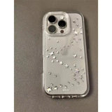 Qfdian  Korean Full Screen Stars Phone Case For iPhone 17Air 16 15 14 13 12 11 Pro ProMax Plus Mini XXS XR XSMAX Anti-drop Glitter Cover