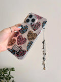 Qfdian Love leopard print water-ripple phone case for 13 iphone 15 13pro 15pro 14 pro max 12promax 14pro 14promax 12 protect cover