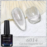 Qfdian Transparent Cat Eye Gel Nail Polish 10ml UV Nail Art Semi Permanent Hybrid Varnishes Magnet SPAR Lacquer Gel Vernis Soak