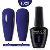 Qfdian  15ml UV Gel Nail Polish Semi Permanent Gel Varnish Enamel Brown Nail Gel Design Red Nails Art Nude Color Glitter Manicure