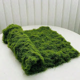 Qfdian  1*1m Fake Moss DIY Crafts Grass Artificial Moss Faux Preserved Moss Green Plants Home Room Garden Decor Landscape Fake Grass