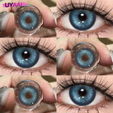 Qfdian Colorful Colored Lenses 1 Pair Blue Eye Contacts Anime Purple Lenses Korean Style y2k Colorcon Pink Cosmetic Color Lenses