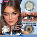 Qfdian Cosmetic Beauty Lenses Green Colored Contact Lenses for Eyes High Quality Blue Eye Lens Natural Gray Lenses Purple Lenses