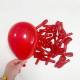 Qfdian  96Pcs Red White Balloon Arch Garland Kit Red Confetti Ballon Set Birthday Party Decoration Wedding Graduation Baby Shower Globos