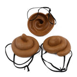 Qfdian  Shit Hat Parody Party Photo Props Party Hat Supplies Holiday Headwear Fun Headwear Simulation Styling Unisex