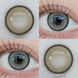Qfdian  1 PAIR Big Brown Contact Lenses for Makeup Eyes Big Black Lenses Myopia Color Contact Lenses Belleza Pupils Grey Lenses
