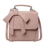 Qfdian  Fashion Luxury Design Bow Preppy Backpacks Korean All Match Chic Shoulder Bags Sweet Y2k Aesthetic Fashion Handbags Crossbody