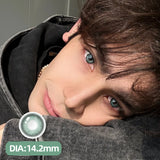 Qfdian  Blue Contact Lenses for Eyes Fashion Color Pupils Beauty Green Lenses Natural Eye Color Lenses for Myopia 1 Pair Cosplay