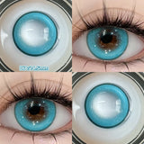 Qfdian  Blue Contact Lenses for Eyes Fashion Color Pupils Beauty Green Lenses Natural Eye Color Lenses for Myopia 1 Pair Cosplay
