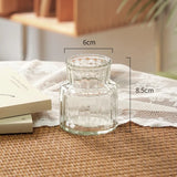 Qfdian  1pc Nordic Creative Transparent Vases for Plant Bottle Flower Pot Hydroponic Terrarium Arrangement Container Flower Table Vase