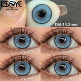 Qfdian Contacts Colored Lenses 2Pcs New Product Myopia Degree 0 to -8.00 Cosplay Series Soft Lens EyeBeauty Pupil