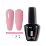 Qfdian  15ml Semi-permanent Rubber Base For UV Gel Nails Polish Manicure LED Hybrid Enamel Lakiery Hybrydowe Vernis Gel Varnishes