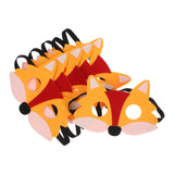6 Pcs Non-woven Felt Surface Halloween Accessory Prop Animal Mask Aldult Masks for Adults Props Wolf Party Decorations