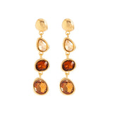 Qfdian  Retro Light Luxury Geometric Irregular Long Earrings With A Sense Of Luxury Versatile Temperament Commuting Party Earrings