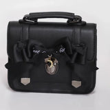 Qfdian New Women All Match Vintage Jk Bags Girs Fashion Y2k Aesthetic Chic Bow Shoulder Bag Streetwear Ins Casual Crossbody Bags