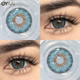 Qfdian  NEW Cleopatra Series Contact Lenses Cosmetics Eye Color Lenses Woman Accesories Black Lens Makeup Beauty Brown Lenses