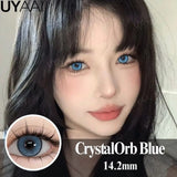 Qfdian  Contact Lenses Cosmetics Lenses Choco Jump Series Eye Color Lens Beauty Black contacts Woman Accesories Natual  Brown lens