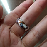 Qfdian Korean Fashion Cute Heart apple Star Geometric Open Metal Ring For Women Y2K Gothic Creative Charm Grunge Jewelry Accessories