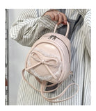 Qfdian  All Match Y2k Aesthetic Fairy Lace Backpack Simple Mini Fashion Cute Heart Bow Schoolbags Sweet Kawaii Backpacks Women Students