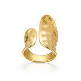 Unique Irregular Big Rings for Women Open Gold Color Finger Rings Adjustable Jewelry Punk 2024 Party Wedding Gift