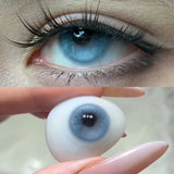 Qfdian 1pair Color Contact Lenses Softlens for Eyes Lenses Cosmetic Eyecontacts