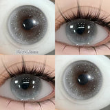 Qfdian  Daily Disposable 10PCS Colored Contact Lenses for Eyes Myopia Lens Beauty Pupils Eye Lenses Fashion Blue Purple Lenses