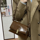 Qfdian All Match Fashion Mini Square Bags Office Lady Luxury Design Chic Women Underarm Bag Trendy Chic Y2k Aesthetic Shoulder Handbags